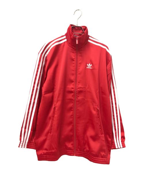 adidas（アディダス）adidas (アディダス) トラックジャケット レッド サイズ:XSの古着・服飾アイテム