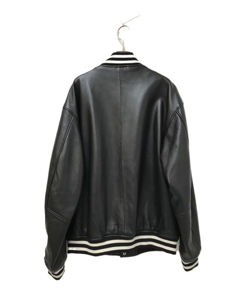 skookum（スクーカム）skookum (スクーカム) Retro Grade (レトログレード) LEATHER AWARD JACKET ブラック サイズ:Lの古着・服飾アイテム