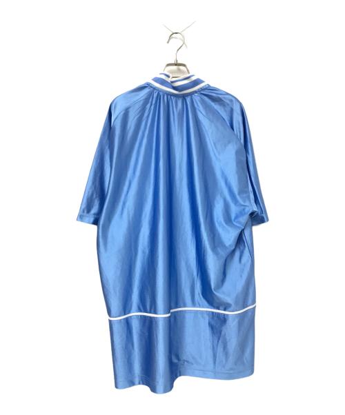 NIKE（ナイキ）NIKE (ナイキ) ハーフスナップゲームシャツ ブルー×ホワイト サイズ:Lの古着・服飾アイテム