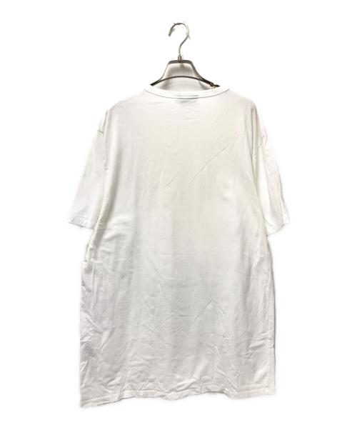 maison kitsune（メゾンキツネ）maison kitsune (メゾンキツネ) CHILLAX FOX PATCH REGULAR TEE ホワイト サイズ:XLの古着・服飾アイテム