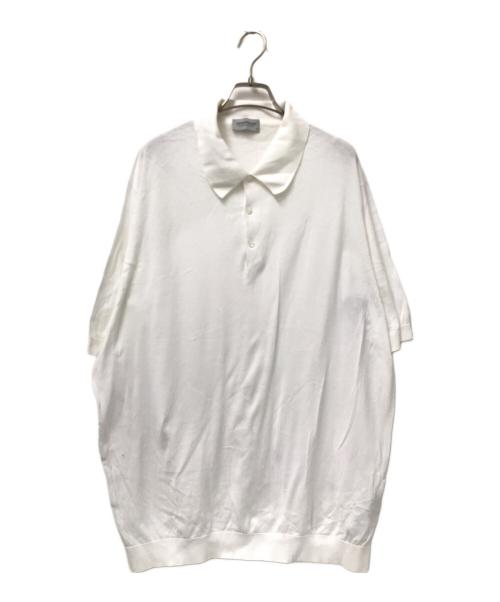 JOHN SMEDLEY（ジョンスメドレー）JOHN SMEDLEY (ジョンスメドレー) ポロシャツ ホワイト サイズ:XLの古着・服飾アイテム