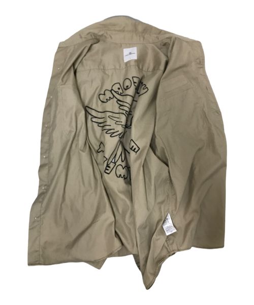uniform experiment（ユニフォームエクスペリメント）uniform experiment (ユニフォームエクスペリメント) WORK SHIRT ベージュ サイズ:3の古着・服飾アイテム