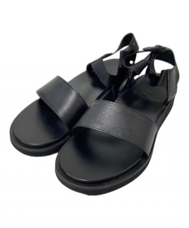 中古・古着通販】FOOTWORKS (フットワークス) Leather Sandal ブラック