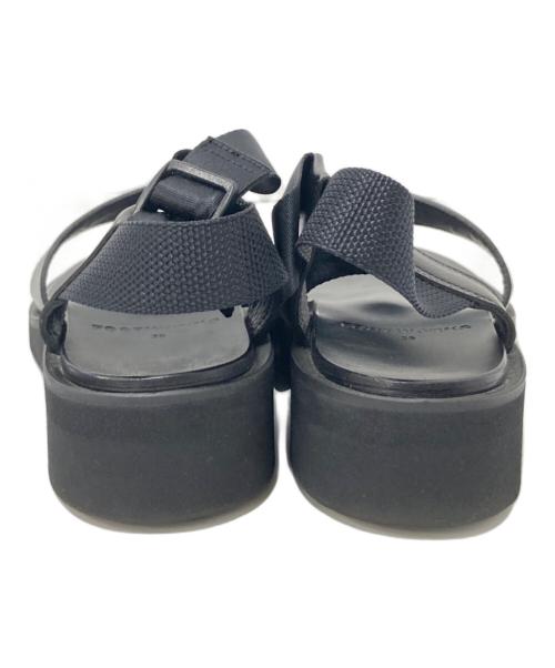 FOOTWORKS（フットワークス）FOOTWORKS (フットワークス) Leather Sandal ブラック サイズ:25の古着・服飾アイテム