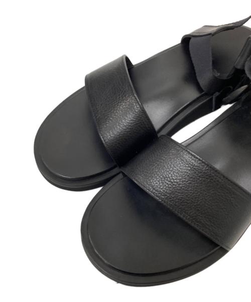 FOOTWORKS（フットワークス）FOOTWORKS (フットワークス) Leather Sandal ブラック サイズ:25の古着・服飾アイテム