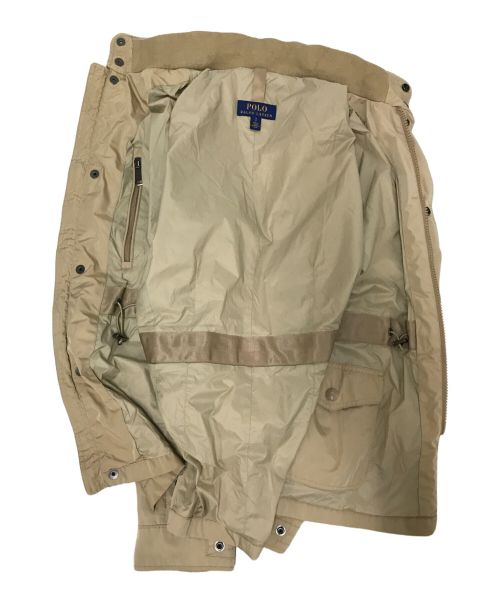POLO RALPH LAUREN（ポロ・ラルフローレン）POLO RALPH LAUREN (ポロ・ラルフローレン) ナイロンサファリジャケット ベージュ サイズ:Sの古着・服飾アイテム