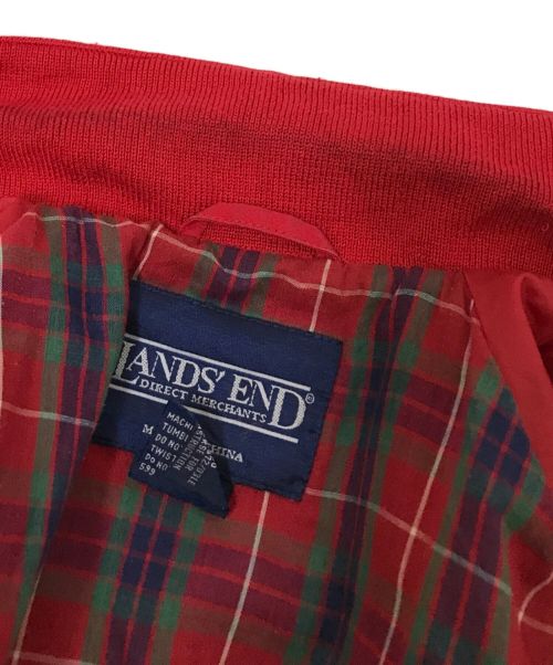 LAND'S END（ランズエンド）LAND'S END (ランズエンド) ハリントンジャケット レッド サイズ:XLの古着・服飾アイテム