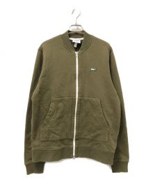 LACOSTE（ラコステ）の古着「ワンポイントロゴブルゾン」｜カーキ