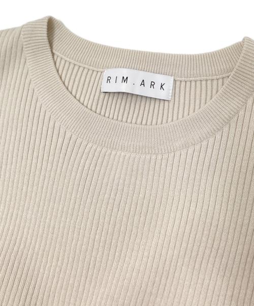 RIM.ARK（リムアーク）RIM.ARK (リムアーク) ノースリーブワンピース ベージュ サイズ:36の古着・服飾アイテム