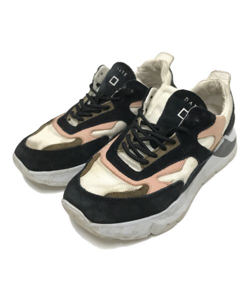 D.A.T.E.（デイト）D.A.T.E. (デイト) 別注ダットスニーカー ホワイト×ブラック サイズ:23.5㎝の古着・服飾アイテム