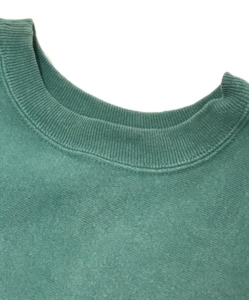 Champion REVERSE WEAVE（チャンピオン リバース ウィーブ）Champion REVERSE WEAVE (チャンピオン リバース ウィーブ) 90's目ありクルーネックスウェット グリーン サイズ:XXLの古着・服飾アイテム