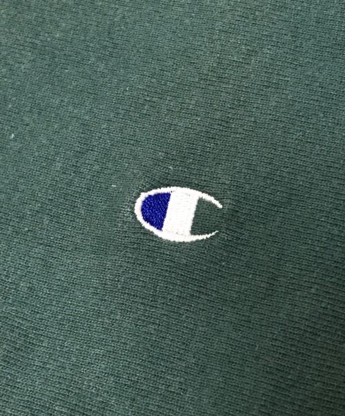 Champion REVERSE WEAVE（チャンピオン リバース ウィーブ）Champion REVERSE WEAVE (チャンピオン リバース ウィーブ) 90's目ありクルーネックスウェット グリーン サイズ:XXLの古着・服飾アイテム