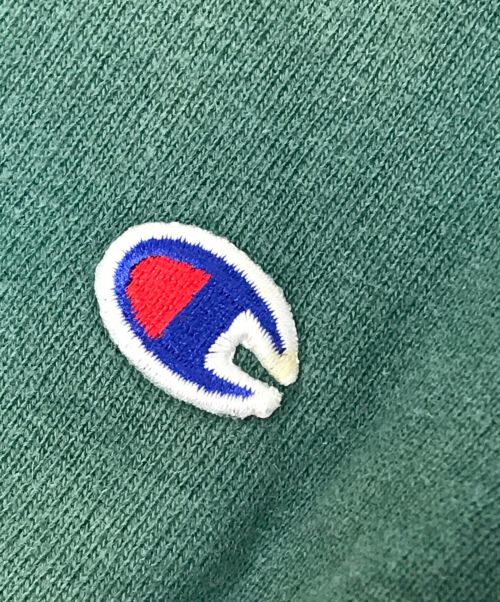 Champion REVERSE WEAVE（チャンピオン リバース ウィーブ）Champion REVERSE WEAVE (チャンピオン リバース ウィーブ) 90's目ありクルーネックスウェット グリーン サイズ:XXLの古着・服飾アイテム