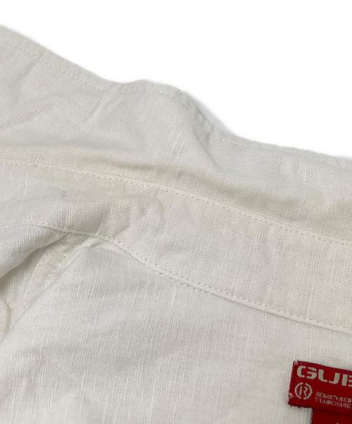 GUESS（ゲス）GUESS (ゲス) 90‘Sリネンシャツ ホワイト サイズ:Lの古着・服飾アイテム