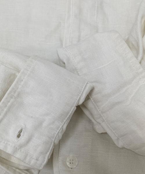 GUESS（ゲス）GUESS (ゲス) 90‘Sリネンシャツ ホワイト サイズ:Lの古着・服飾アイテム