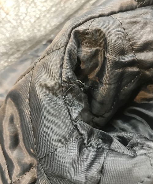 ANNDIRK IZM（アンダーク イズム）ANNDIRK IZM (アンダーク イズム) ストライプダブルライダースジャケット ブラック サイズ:下記参照の古着・服飾アイテム