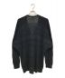 LAD MUSICIAN (ラッドミュージシャン) コットンリネンカーディガン ブラック サイズ:44：4500円