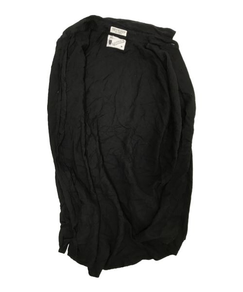 GOOUCH（グーチ）GOOUCH (グーチ) 刺繍レーヨンシャツ ブラック サイズ:Mの古着・服飾アイテム