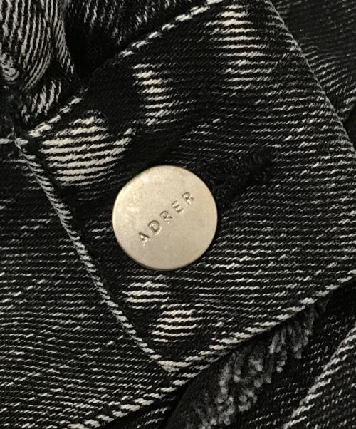 ADRER（アドラー）ADRER (アドラー) 13.5oz vintage over denim jacket ブラック サイズ:Sの古着・服飾アイテム
