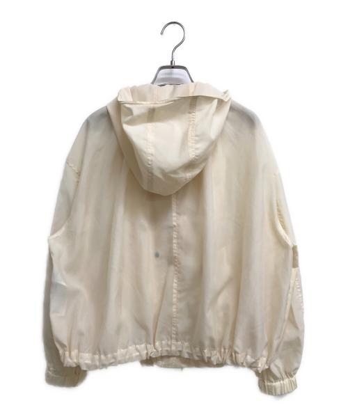 icB（アイシービー）icB (アイシービー) シアーマウンテンパーカー アイボリー サイズ:9の古着・服飾アイテム