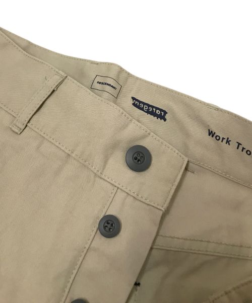 DESCENDANT（ディセンダント）DESCENDANT (ディセンダント) WORK TROUSERS UNSAIORI raregem ベージュ サイズ:下記参照の古着・服飾アイテム