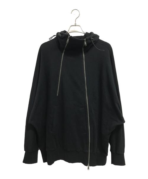 GROUND Y（グラウンドワイ）GROUND Y (グラウンドワイ) MINI PILE LINING INVERTED V PARKA ブラック サイズ:3の古着・服飾アイテム