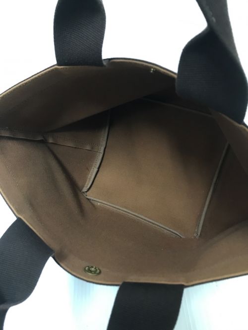 Herve Chapelier（エルベシャプリエ）Herve Chapelier (エルベシャプリエ) 船形レザートートバック707GP ノワールの古着・服飾アイテム