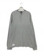 Schottショット）の古着「HONEYCOMB WAFFLE HENRY NECK」｜グレー