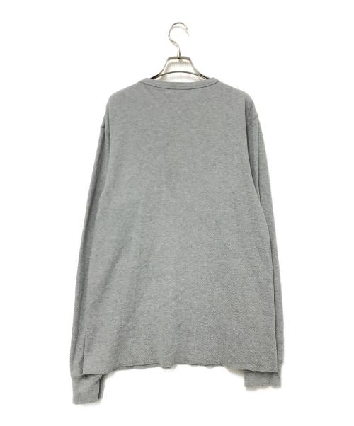 Schott（ショット）Schott (ショット) HONEYCOMB WAFFLE HENRY NECK グレー サイズ:Lの古着・服飾アイテム