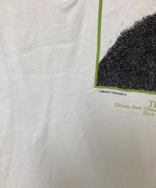 Hanes（ヘインズ）Hanes (ヘインズ) 80‘SプリントTシャツ ホワイト サイズ:XLの古着・服飾アイテム