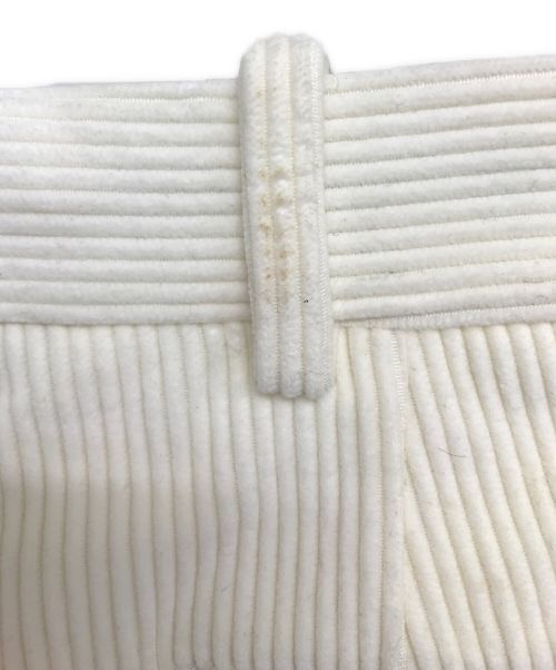 BERNARD ZINS（ベルナール ザンス）BERNARD ZINS (ベルナール ザンス) コーデュロイパンツ ホワイト サイズ:26の古着・服飾アイテム