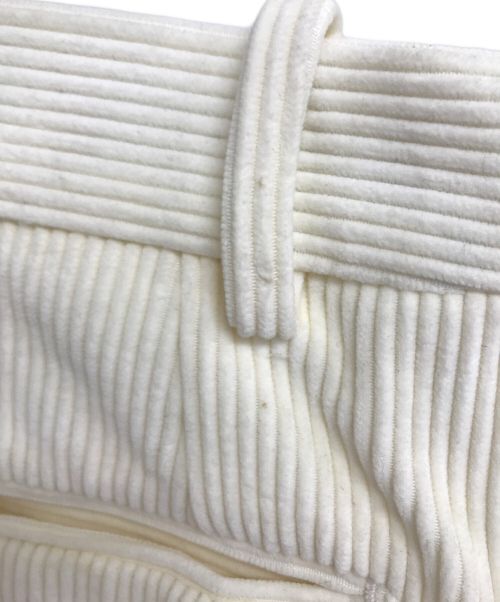 BERNARD ZINS（ベルナール ザンス）BERNARD ZINS (ベルナール ザンス) コーデュロイパンツ ホワイト サイズ:26の古着・服飾アイテム