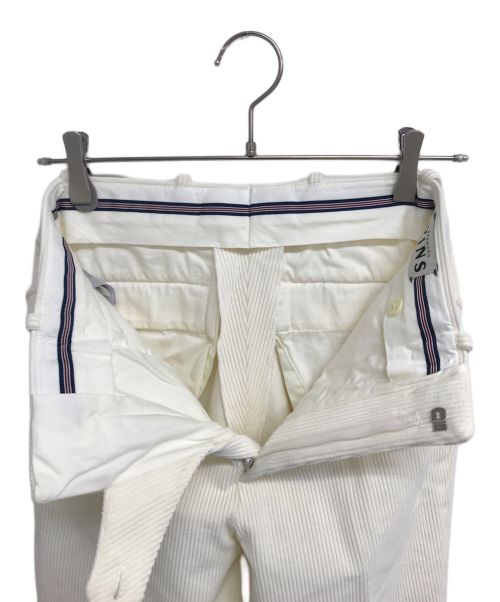 BERNARD ZINS（ベルナール ザンス）BERNARD ZINS (ベルナール ザンス) コーデュロイパンツ ホワイト サイズ:26の古着・服飾アイテム