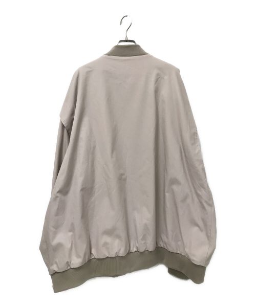 URU（ウル）URU (ウル) OVERSIZED ZIP UP BLOUSON ベージュ サイズ:1の古着・服飾アイテム