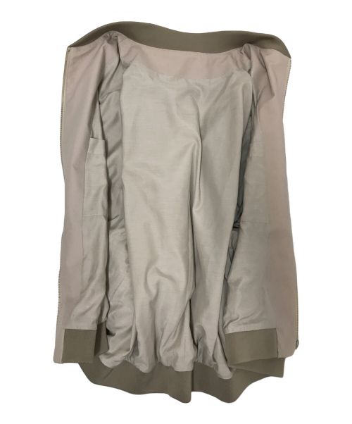 URU（ウル）URU (ウル) OVERSIZED ZIP UP BLOUSON ベージュ サイズ:1の古着・服飾アイテム