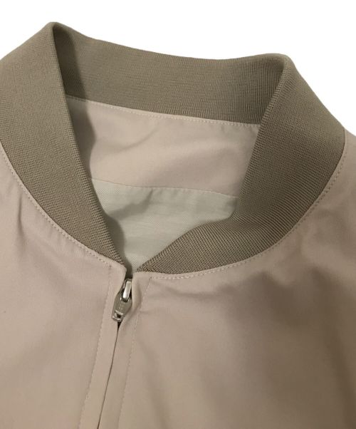 URU（ウル）URU (ウル) OVERSIZED ZIP UP BLOUSON ベージュ サイズ:1の古着・服飾アイテム