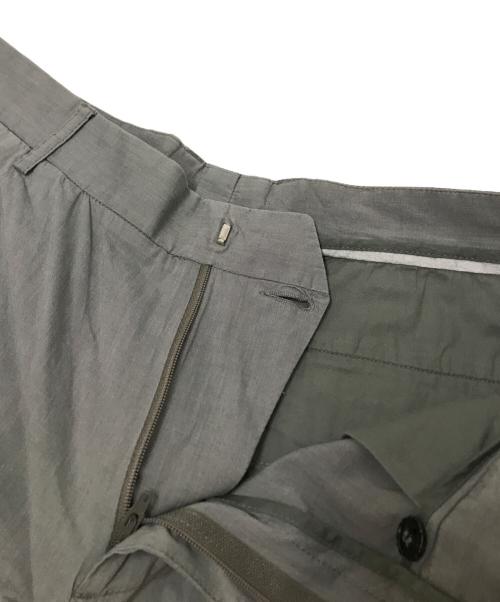 DRIES VAN NOTEN（ドリスヴァンノッテン）DRIES VAN NOTEN (ドリスヴァンノッテン) タックパンツ グレー サイズ:46の古着・服飾アイテム