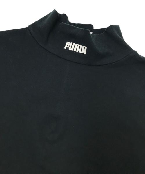 PUMA（プーマ）PUMA (プーマ) ADER error (アーダーエラー) プリントハイネックカットソー ブラック サイズ:Mの古着・服飾アイテム
