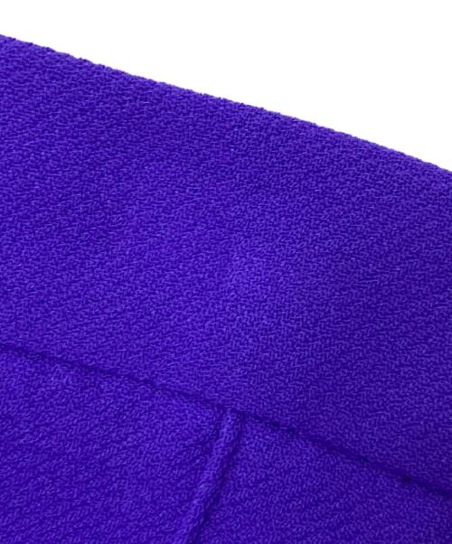 BEAUTY&YOUTH（ビューティーアンドユース）BEAUTY&YOUTH (ビューティーアンドユース) BY ピンタック バックゴム フレアパンツ -ウォッシャブル パープル サイズ:Lの古着・服飾アイテム