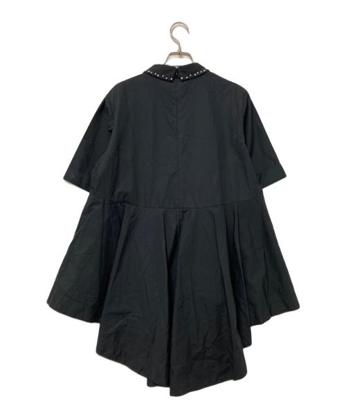 R（アール）R (アール) THOMAS MASON (トーマスメイソン) ビジュ―カラー シャツ ブラック サイズ:40の古着・服飾アイテム