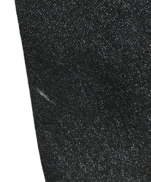 CHANEL（シャネル）CHANEL (シャネル) ココマークサイドボタンラメパンツ ネイビー サイズ:38の古着・服飾アイテム