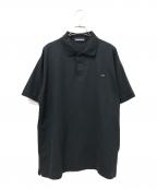 GOD SELECTION XXX×FRAGMENT DESIGNゴッドセレクショントリプルエックス×フラグメントデザイン）の古着「コラボプリントポロシャツ」｜ブラック
