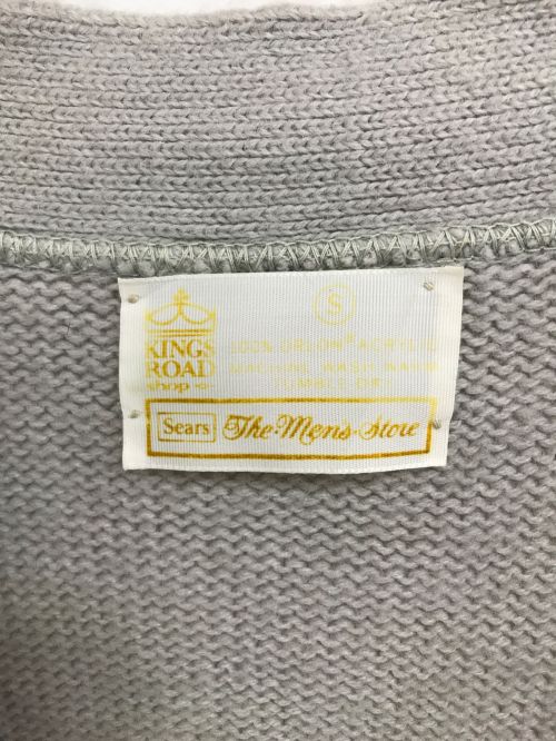 Sears（シアーズ）Sears (シアーズ) ニットカーディガン グレー サイズ:Sの古着・服飾アイテム