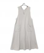 BEARDSLEYビアズリー）の古着「ムーンライクジャンパー スカート」｜ベージュ