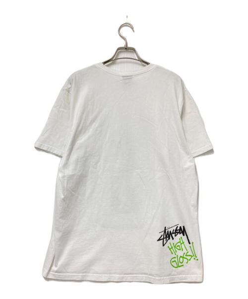stussy（ステューシー）stussy (ステューシー) SPRAYCAN TEE ホワイト サイズ:Mの古着・服飾アイテム