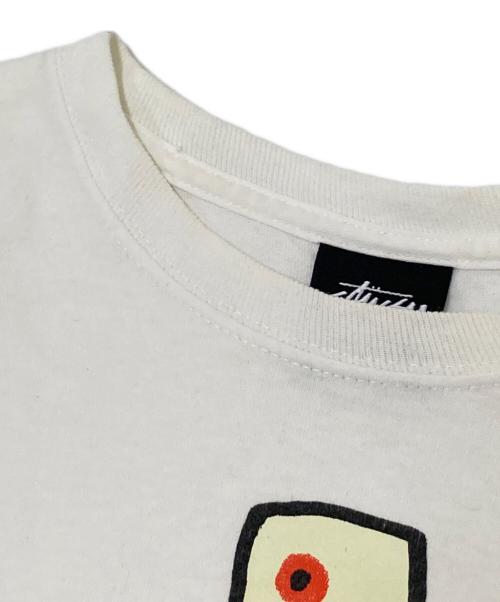 stussy（ステューシー）stussy (ステューシー) SPRAYCAN TEE ホワイト サイズ:Mの古着・服飾アイテム