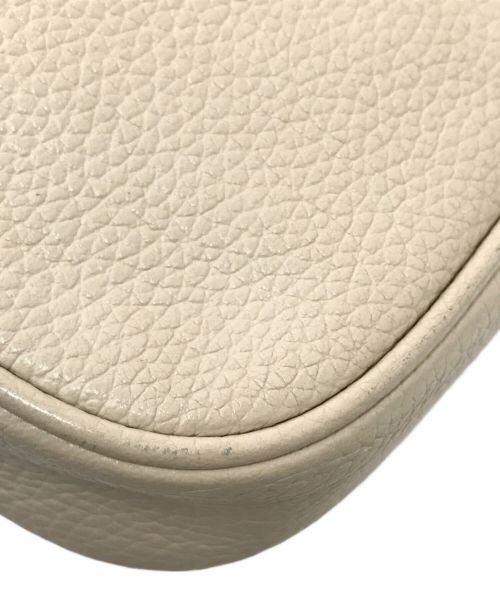 MICHAEL KORS（マイケル・コース）MICHAEL KORS (マイケルコース) レザーショルダーバッグ ホワイト サイズ:下記参照の古着・服飾アイテム