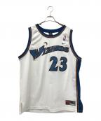 NIKEナイキ）の古着「ジョーダンゲームシャツ」｜ホワイト×ブルー