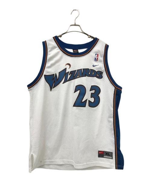 NIKE（ナイキ）NIKE (ナイキ) ジョーダンゲームシャツ ホワイト×ブルー サイズ:XLの古着・服飾アイテム