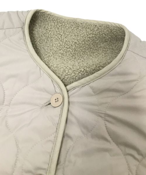 CLANE（クラネ）CLANE (クラネ) EVERSIBLE MILITARY BOA JACKET ベージュ サイズ:Fの古着・服飾アイテム